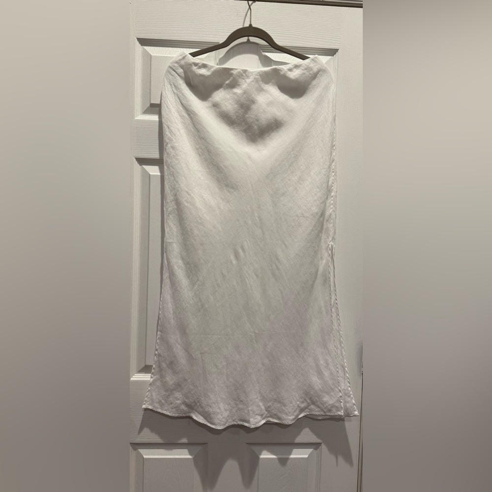 Gwyneth slip skirt in linen